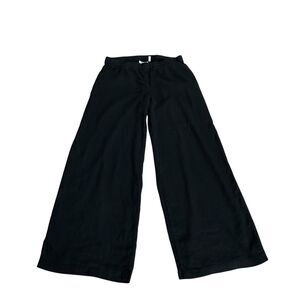 WEEKDAY Freya Linen Blend Trousers Size M